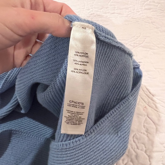 Chicos Blue Sweater - Picture 5 of 5